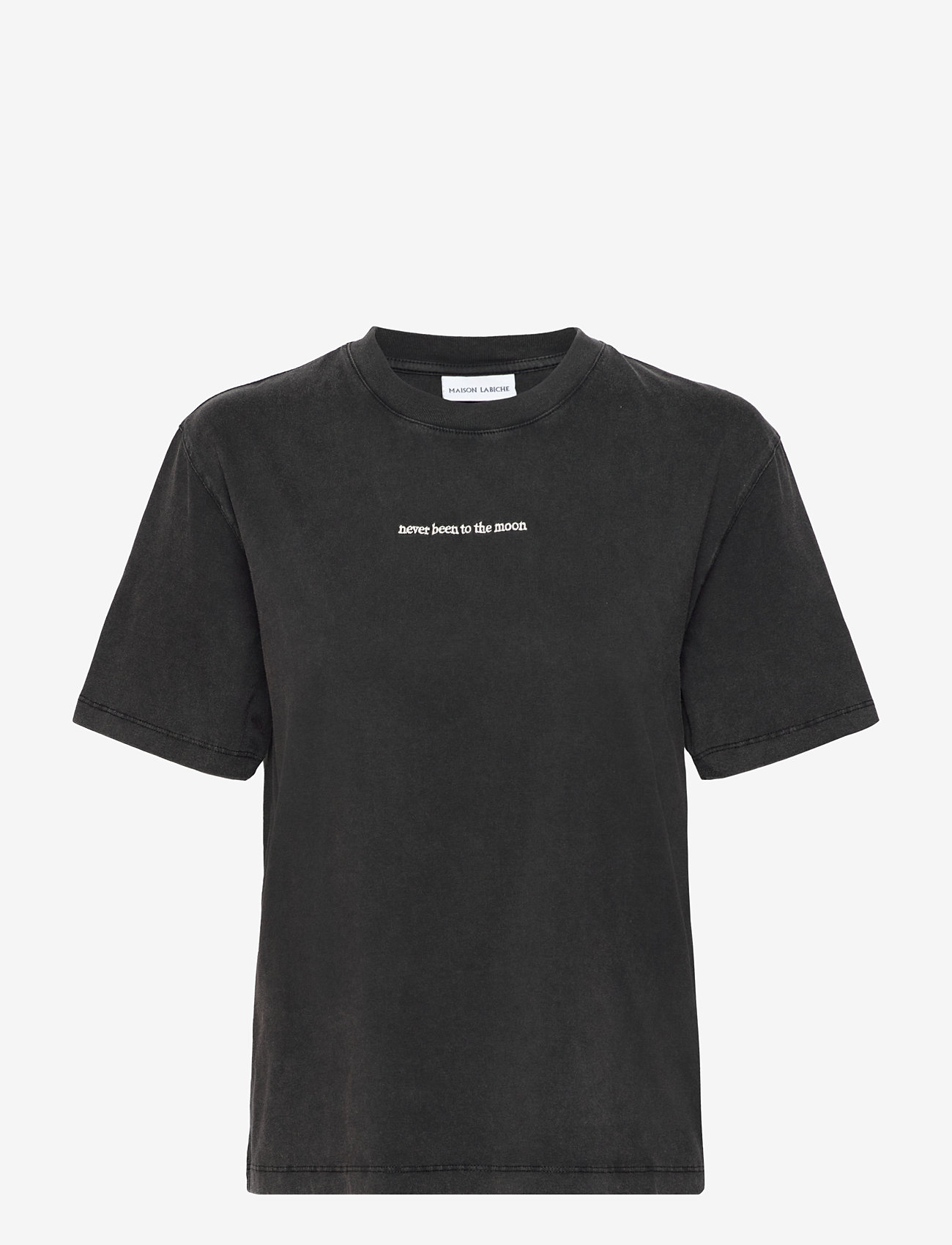 Maison Labiche - POPINCOURT TEE-SHIRT - marškinėliai - carbon washed - 0