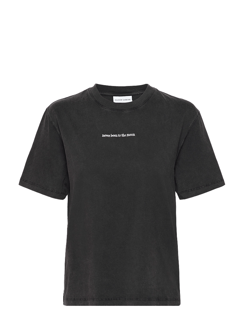 Maison Labiche - POPINCOURT TEE-SHIRT - marškinėliai - carbon washed - 0
