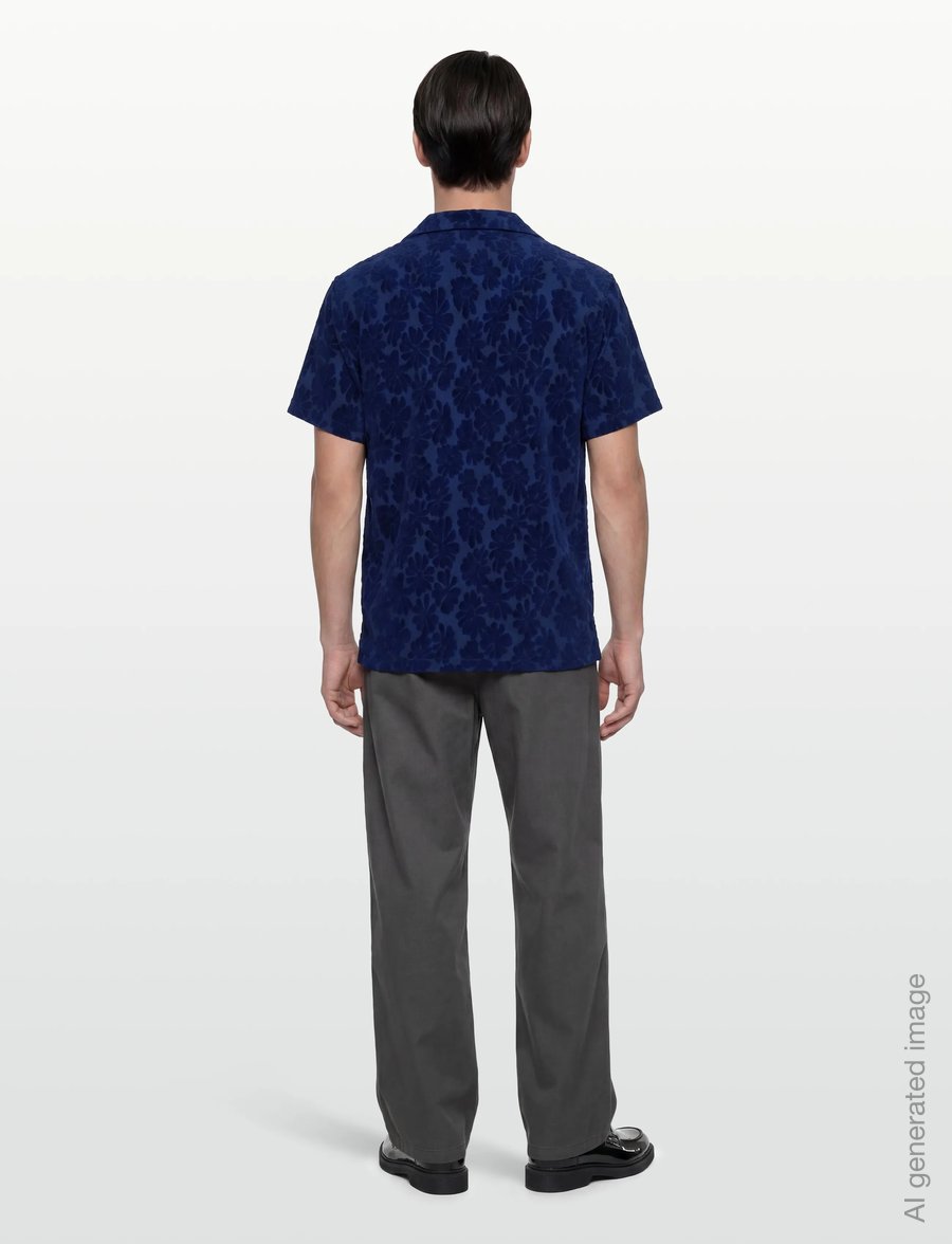 Maison Labiche - GERMAIN MLB - mønstrede skjorter - deep ultramarine - 4