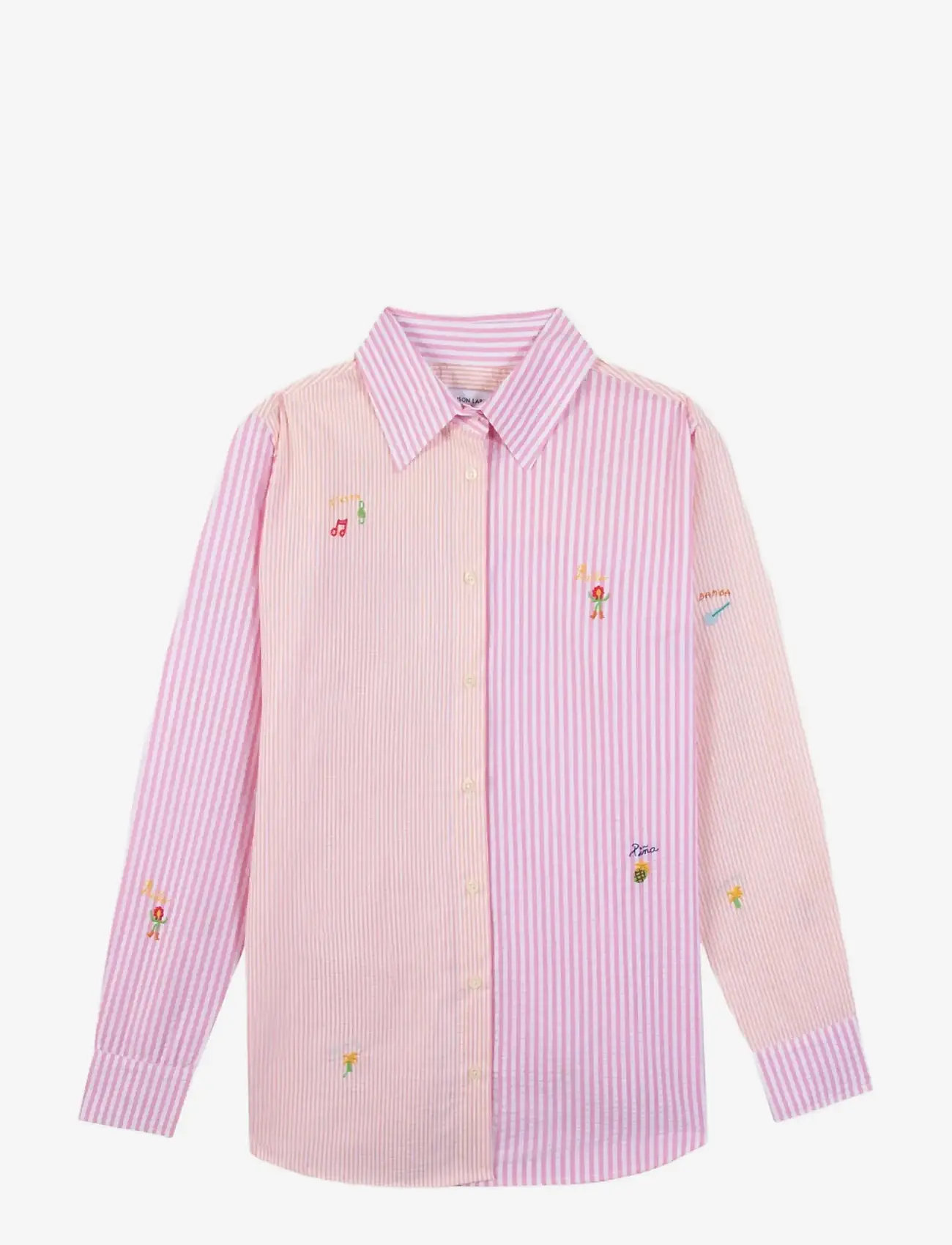 Maison Labiche - DEWET BAMBA FIESTA - langärmlige hemden - seer orange patch - 0