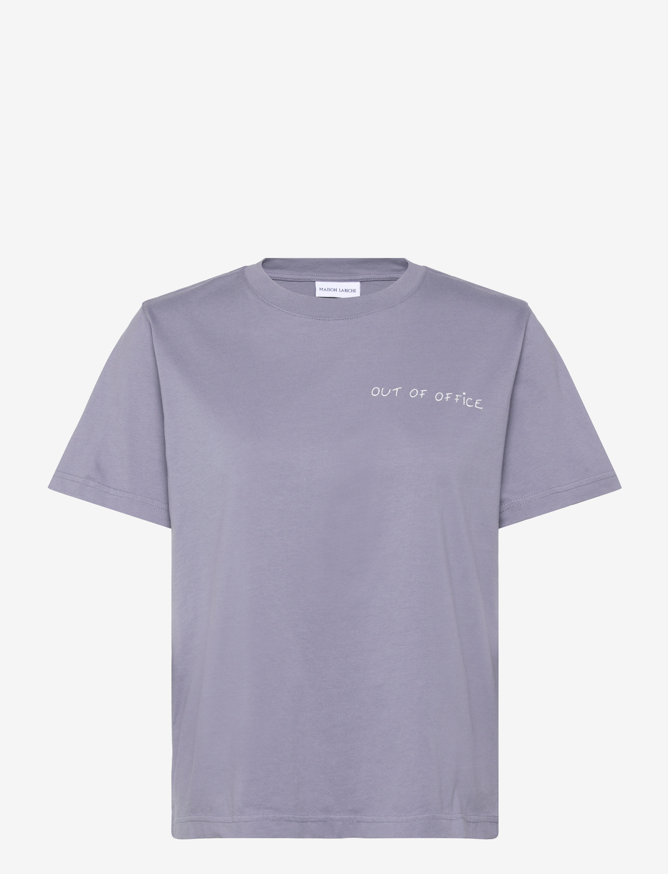 Maison Labiche - POPINCOURT OUT OF OFFICE /GOTS - t-shirts - sunset grey - 0