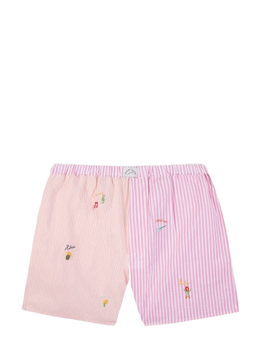 Maison Labiche - VERMENOUZE BAMBA FIESTA - freizeitshorts - seer orange patch - 1