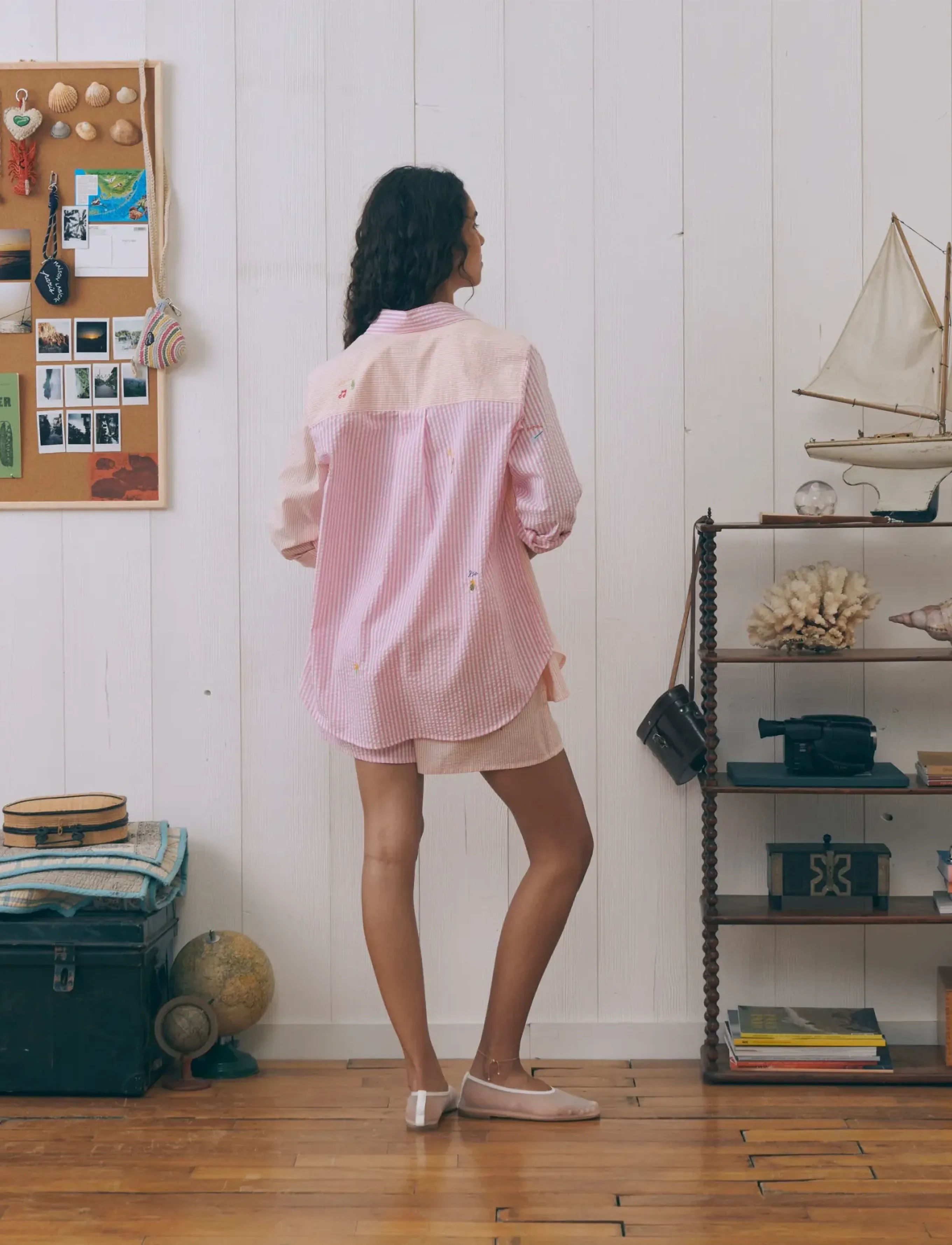 Maison Labiche - VERMENOUZE BAMBA FIESTA - lühikesed vabaajapüksid - seer orange patch - 3