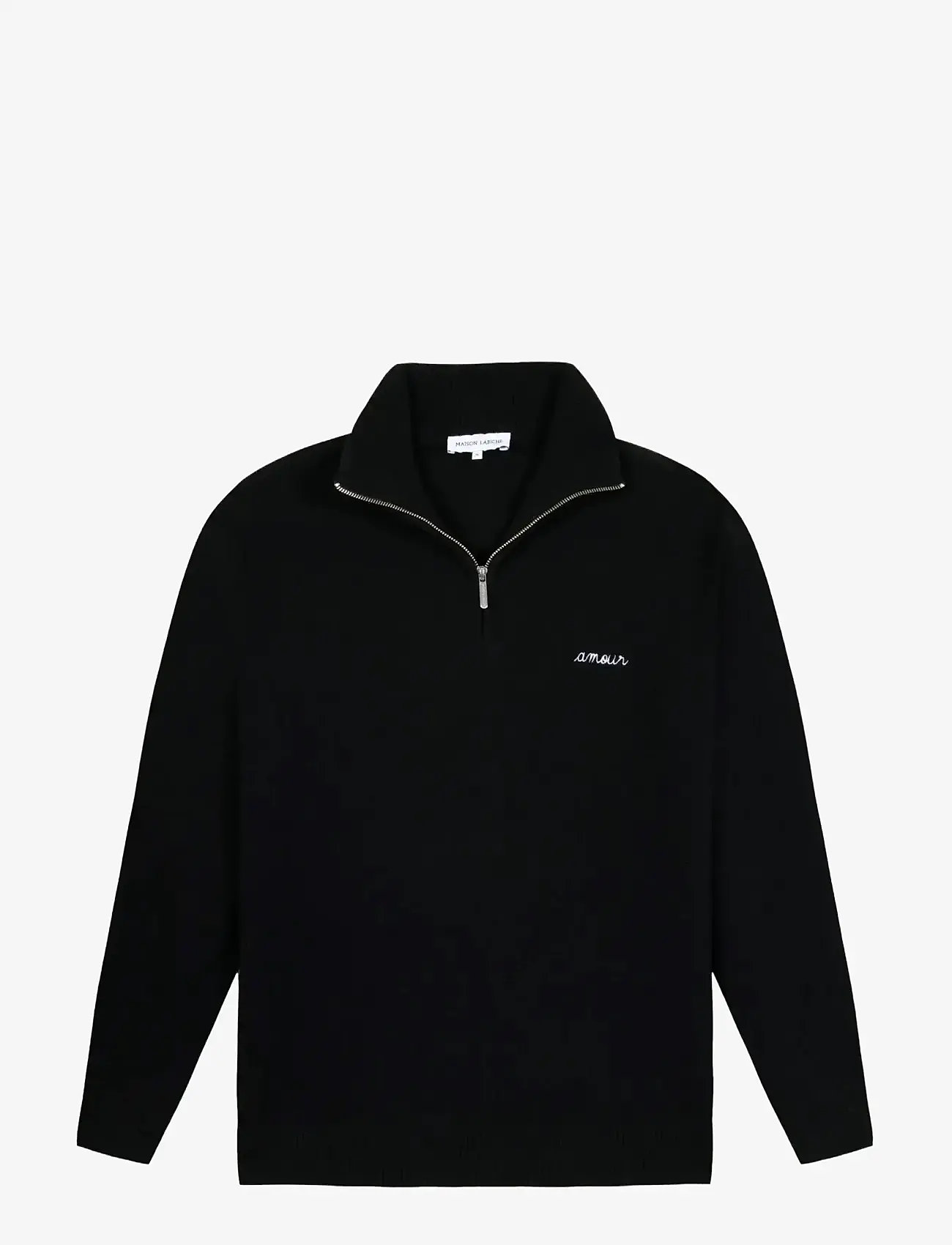 Maison Labiche - DELEPINE AMOUR - half zip - black - 0