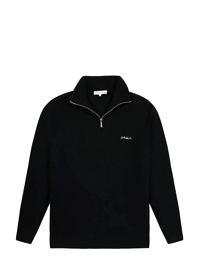Maison Labiche - DELEPINE AMOUR - half zip - black - 0