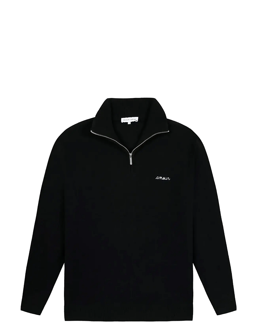 Maison Labiche - DELEPINE AMOUR - half zip-tröjor - black - 0