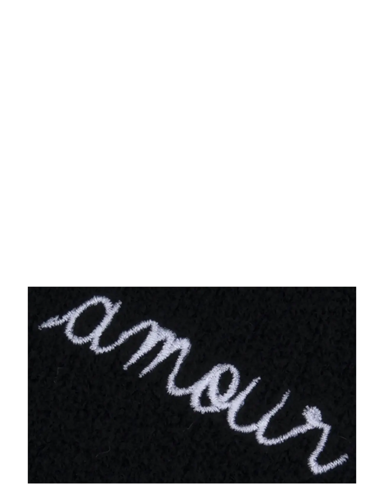 Maison Labiche - DELEPINE AMOUR - pullover mit halbem reißverschluss - black - 2