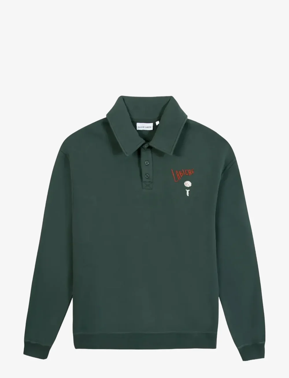 Maison Labiche - HILLAIRET DRAPEAU LABICHE - stickade pikéer - oak green - 1