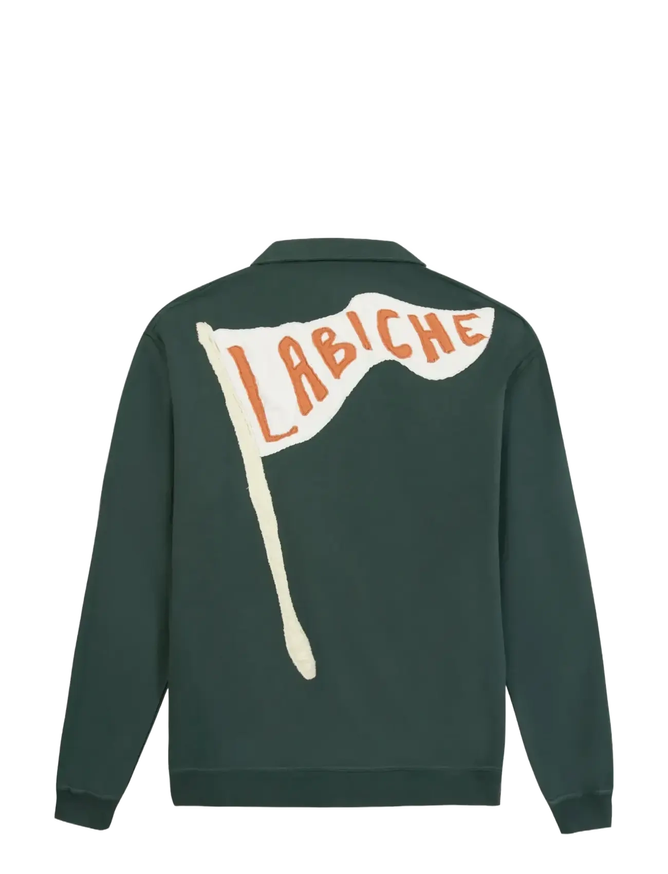 Maison Labiche - HILLAIRET DRAPEAU LABICHE - langärmelige gestrickte polohemden - oak green - 2