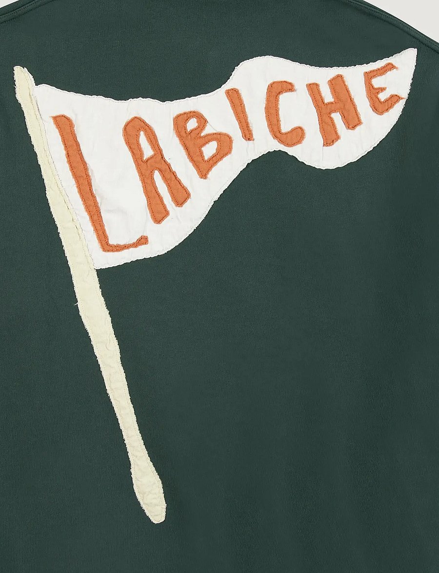 Maison Labiche - HILLAIRET DRAPEAU LABICHE - langärmelige gestrickte polohemden - oak green - 5