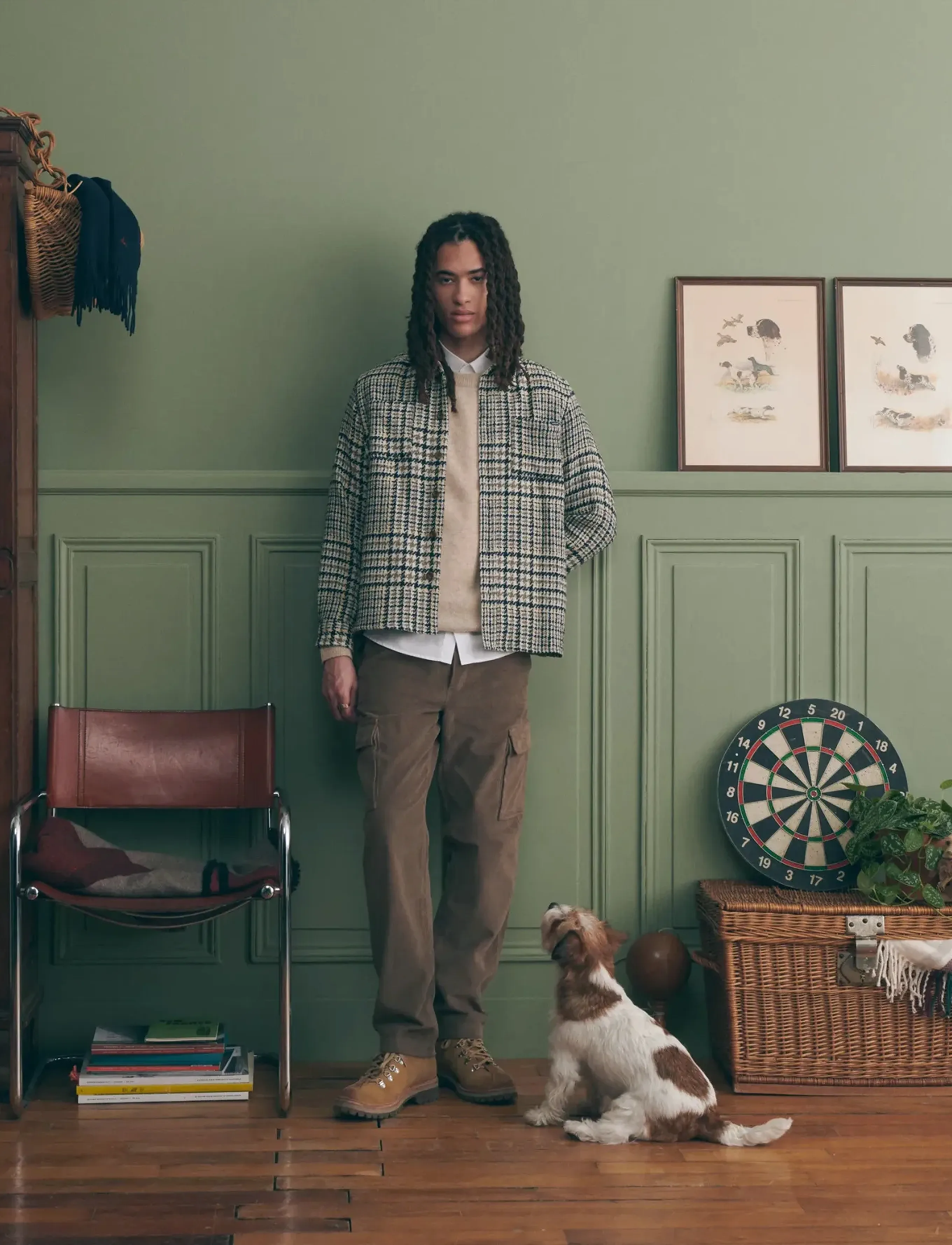Maison Labiche Monge Nb, L, Jackets, Mehrfarbig/gemustert - Wool Männerswear