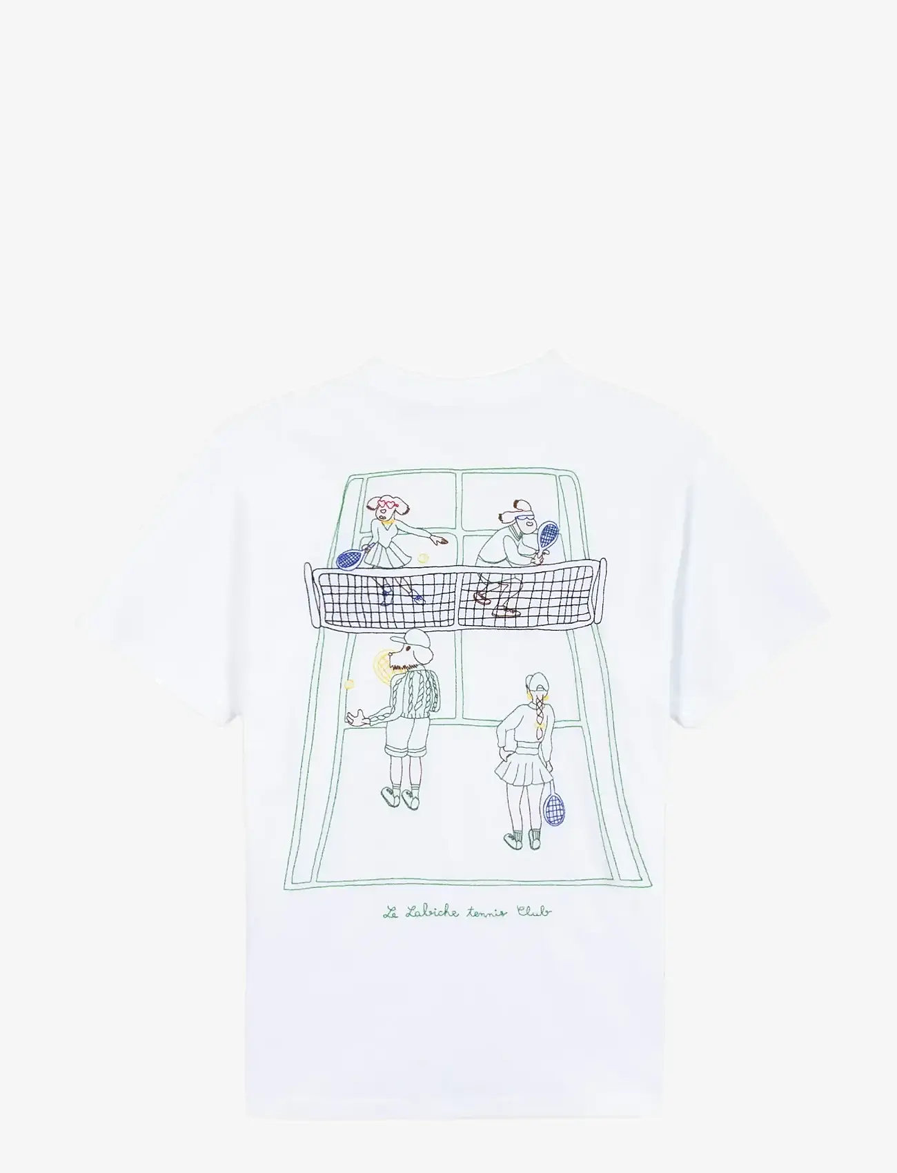 Maison Labiche - PATUREAU TENNIS / GOTS - lühikeste varrukatega t-särgid - white - 2