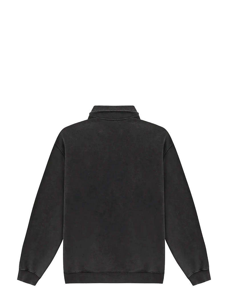 Maison Labiche - PLACIDE PATCH COEUR /GOTS - tõmblukk-kaelusega džemprid - carbon washed - 2