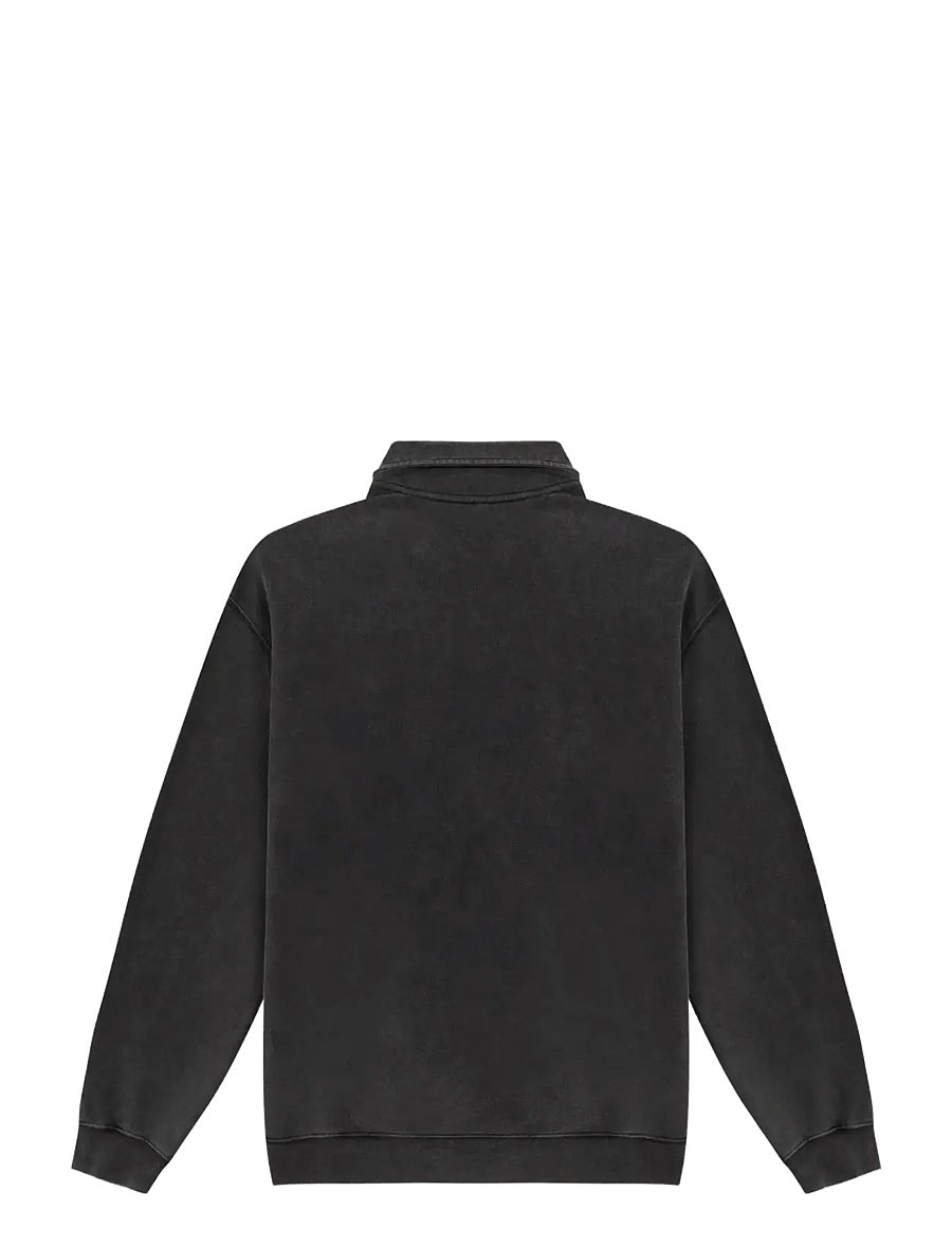 Maison Labiche - PLACIDE PATCH COEUR /GOTS - halfzip strik - carbon washed - 2
