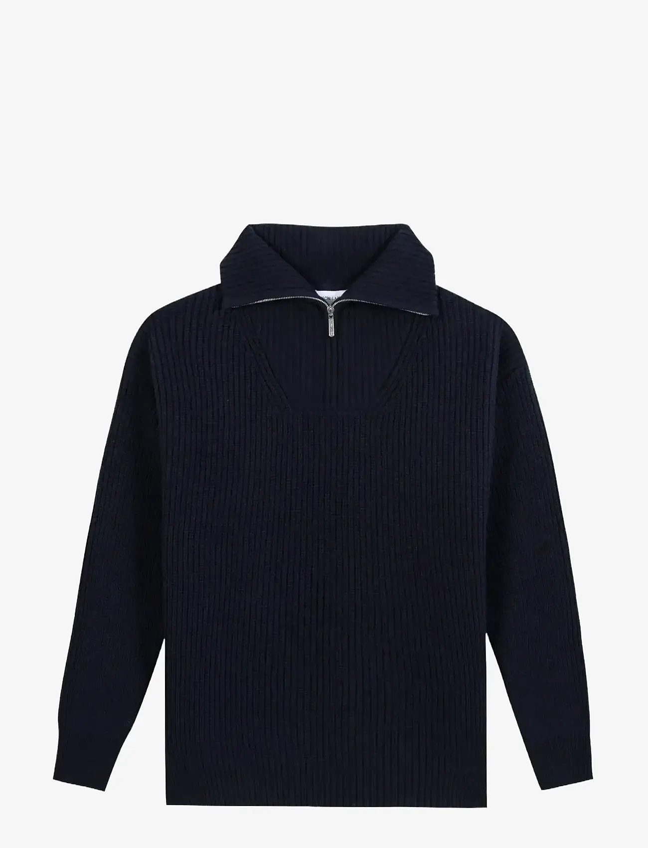 Maison Labiche - PRIVAT NB - halfzip strik - midnight blue - 0