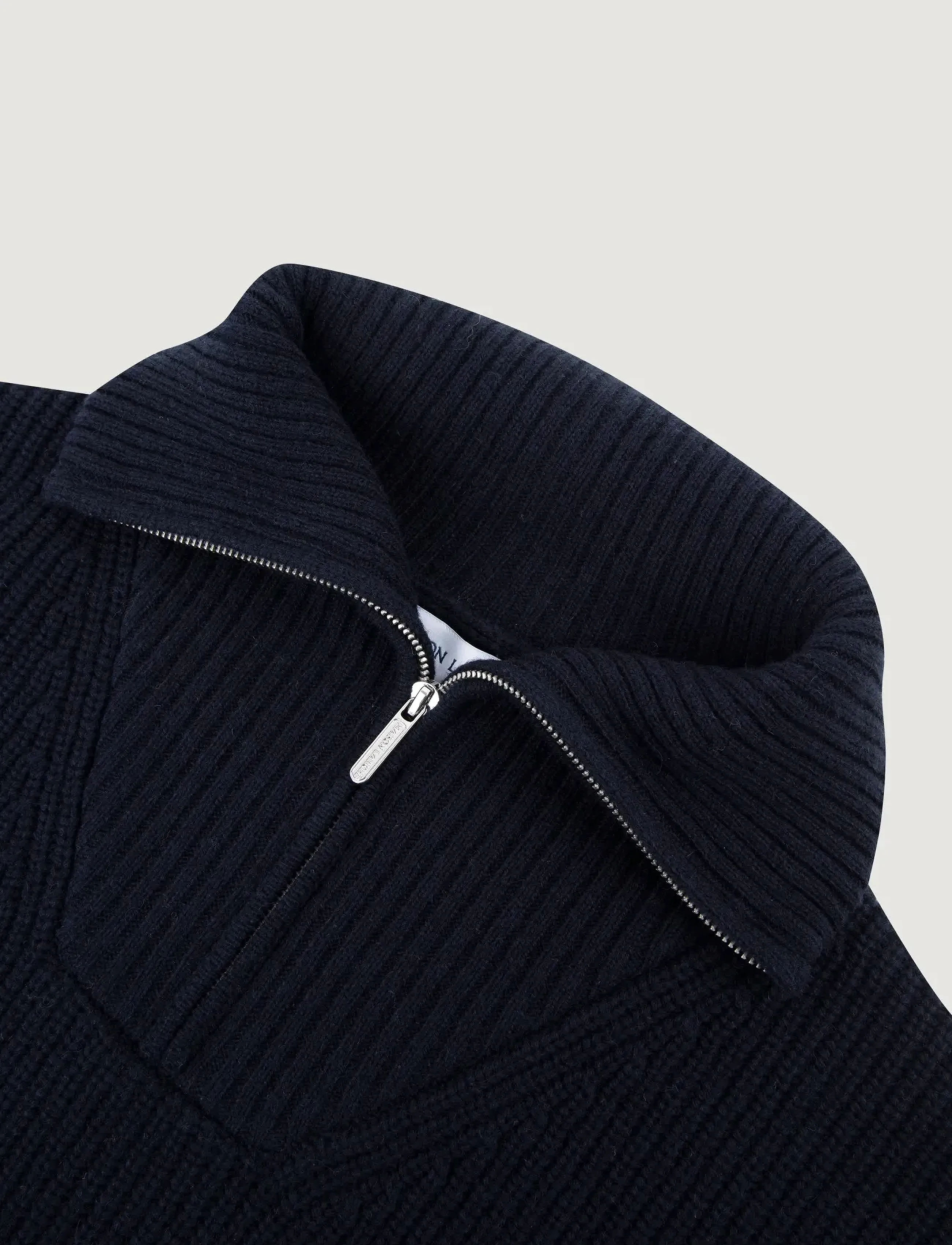 Maison Labiche - PRIVAT NB - hálfrenndar peysur - midnight blue - 2
