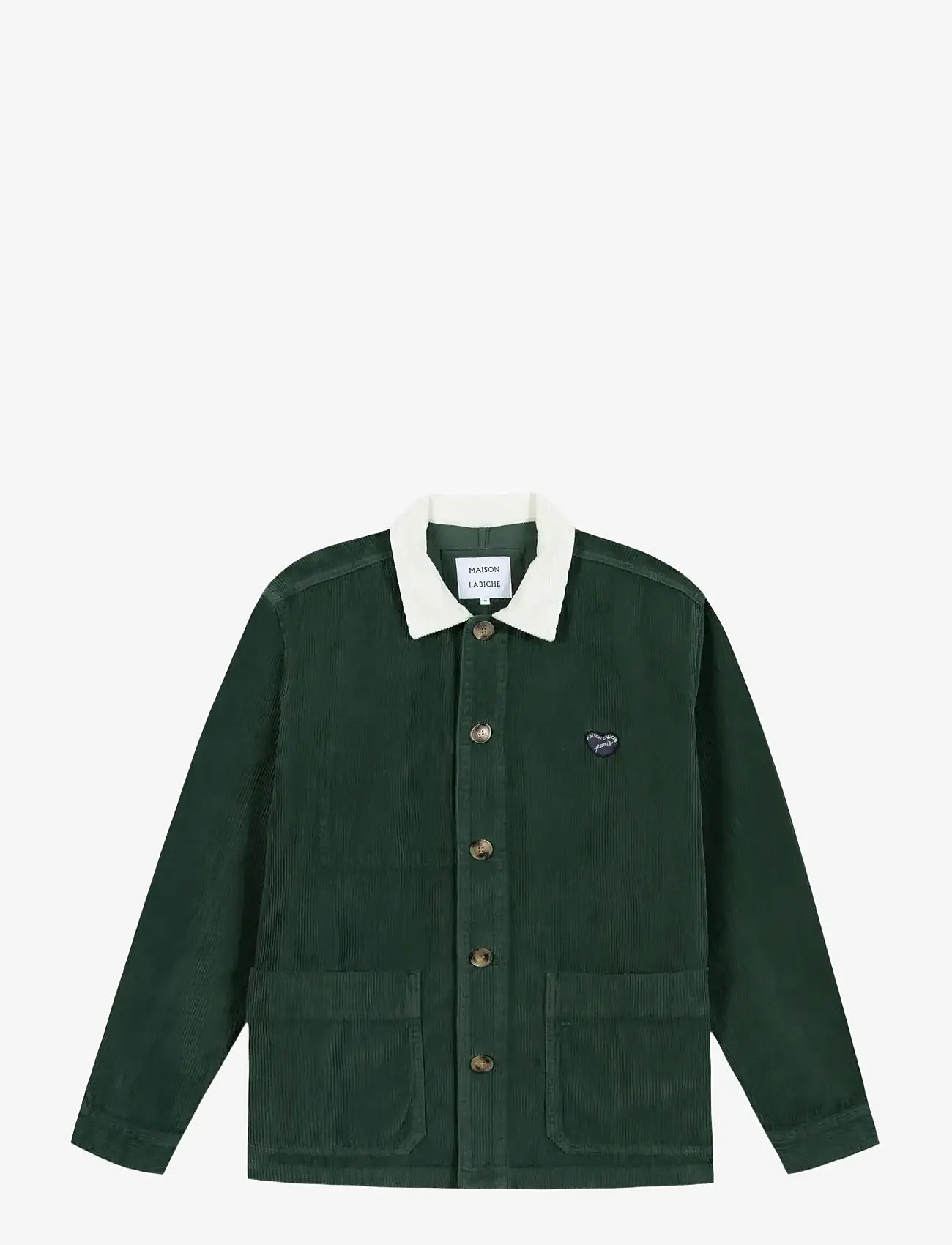 Maison Labiche - SEBASTO PATCH COEUR - efterårsjakker - velvet oak green - 1