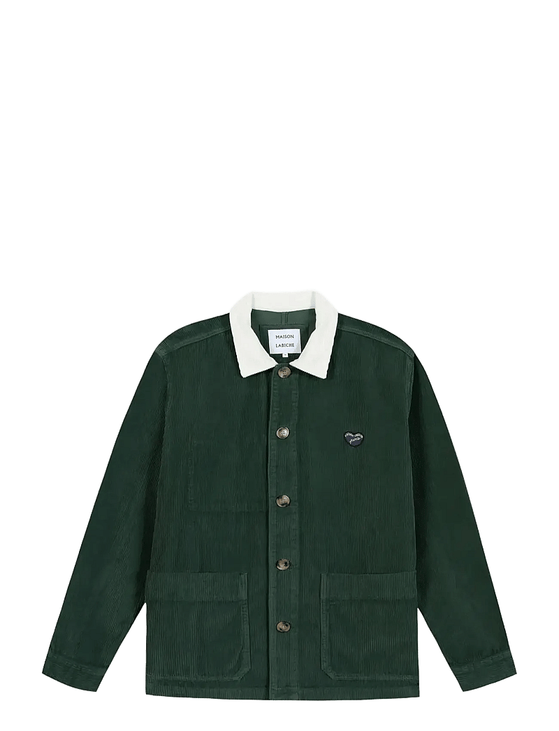 Maison Labiche - SEBASTO PATCH COEUR - efterårsjakker - velvet oak green - 1