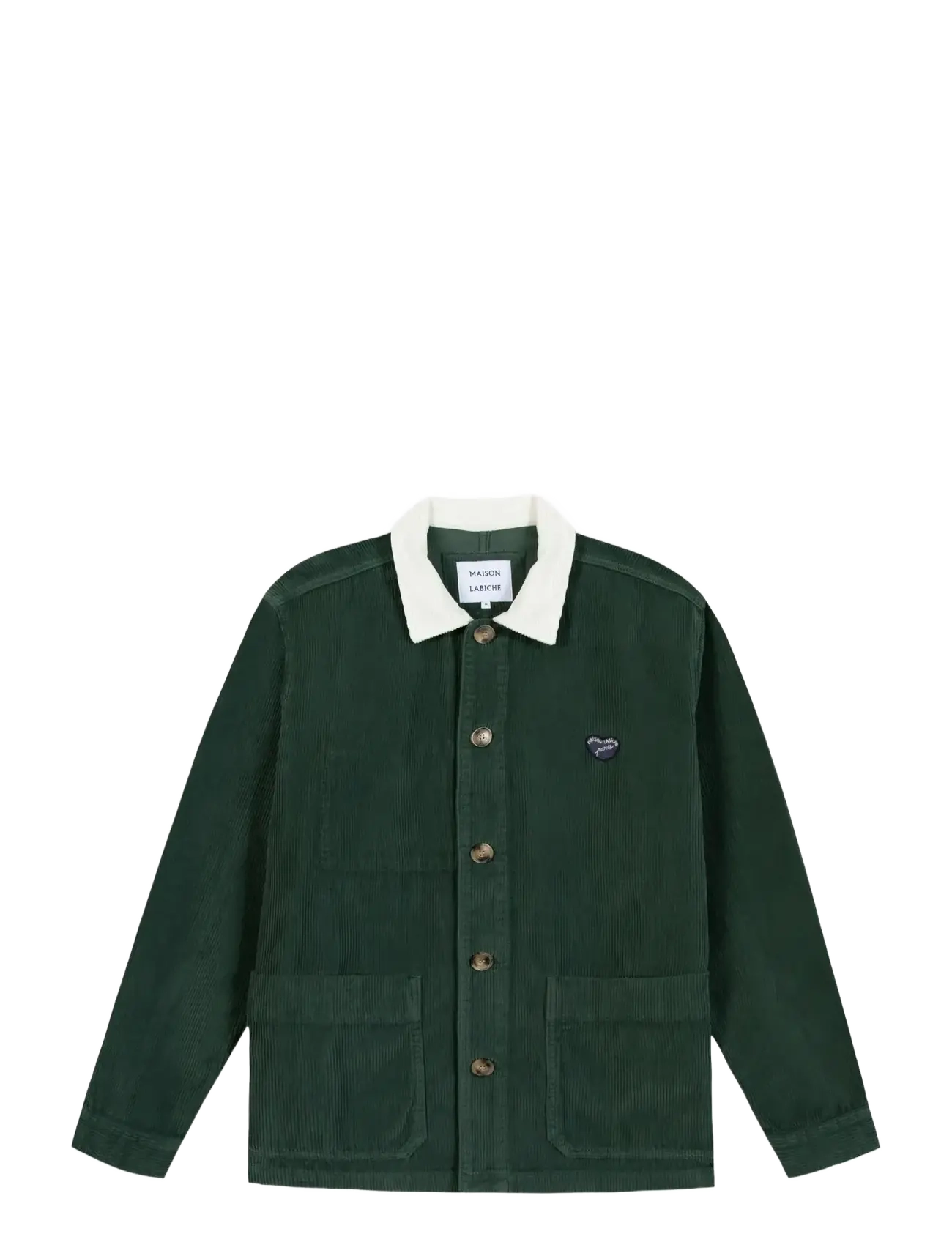 Maison Labiche - SEBASTO PATCH COEUR - spring jackets - velvet oak green - 1