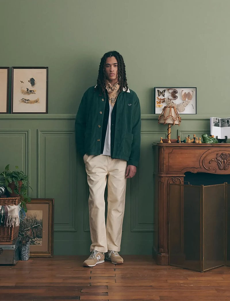 Maison Labiche - SEBASTO PATCH COEUR - efterårsjakker - velvet oak green - 0