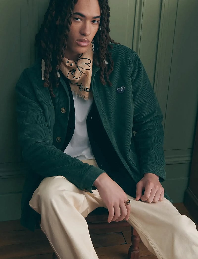 Maison Labiche - SEBASTO PATCH COEUR - efterårsjakker - velvet oak green - 4