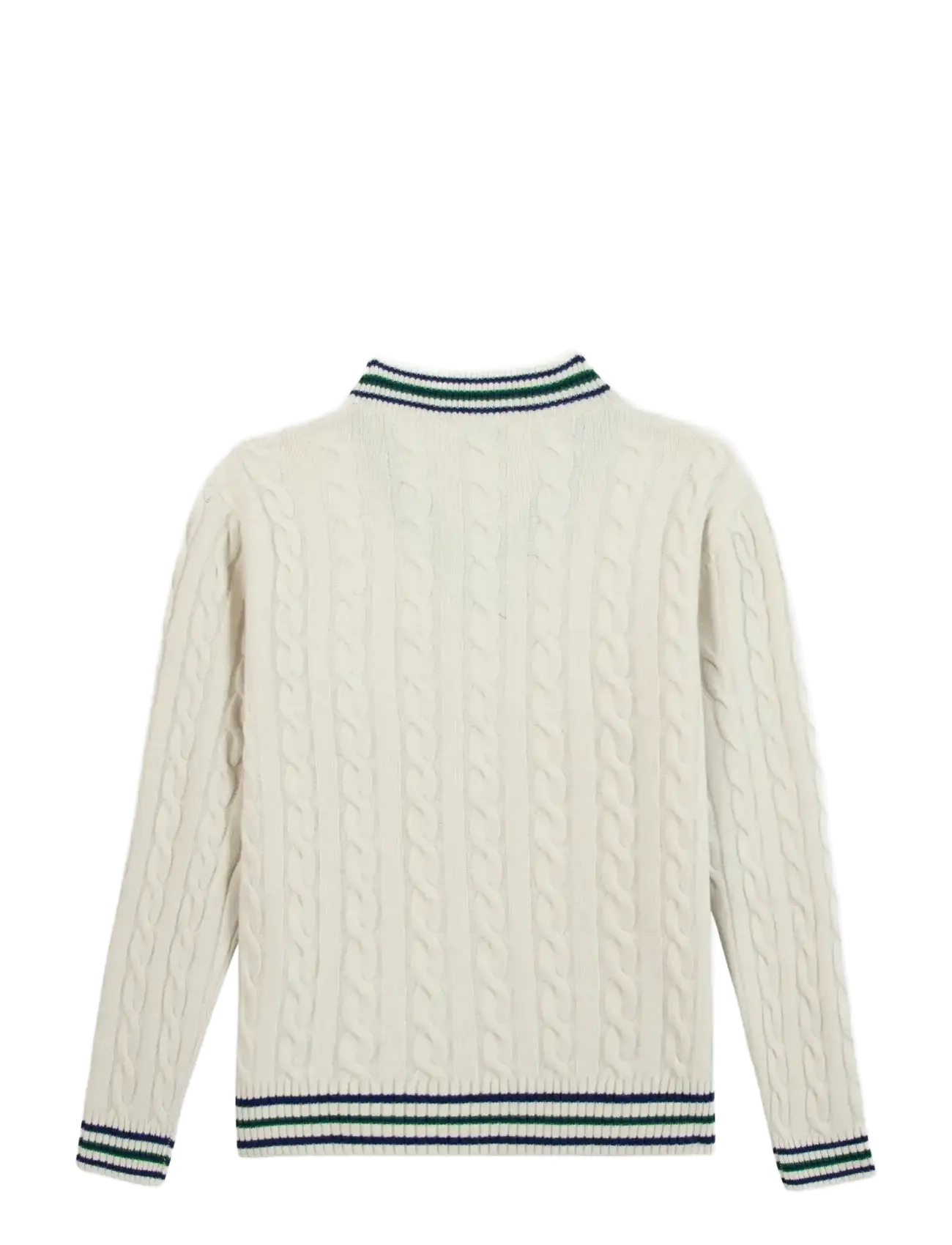 Maison Labiche - VERLOMNE CROCO GOLF - adījumi ar v veida kakla izgriezumu - ivory - 2