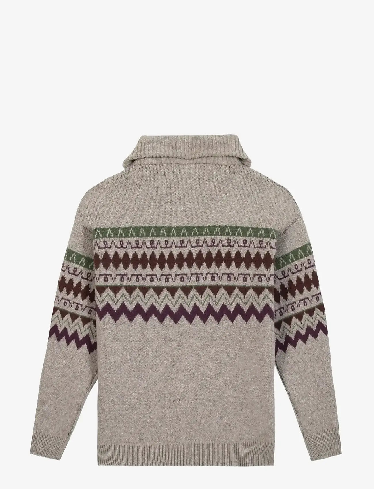 Maison Labiche - PRIVAT JACQUARD - tõmblukk-kaelusega džemprid - cream - 2