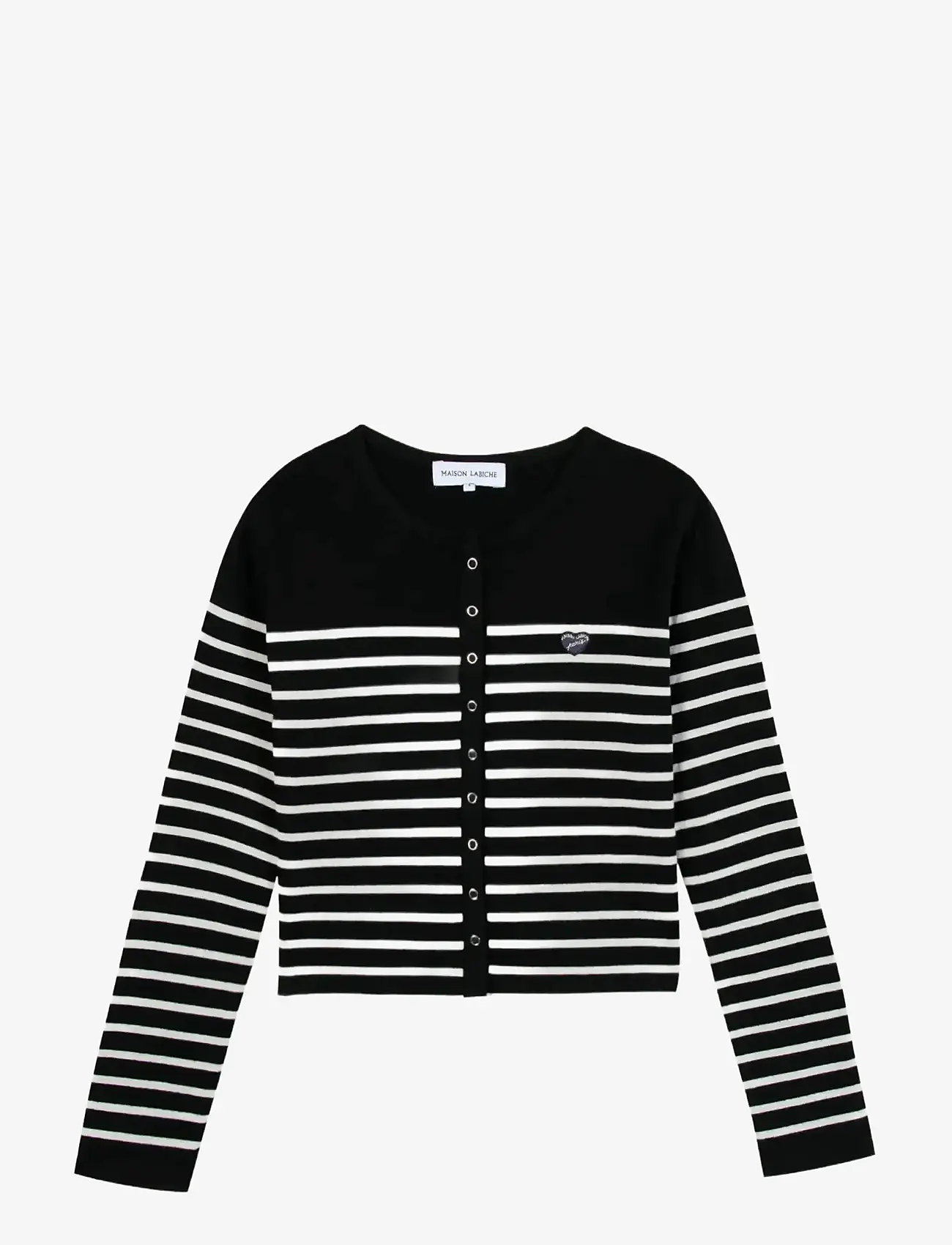 Maison Labiche - CARDINOUX MINI COEUR / GOTS - koftor - black ivory - 0