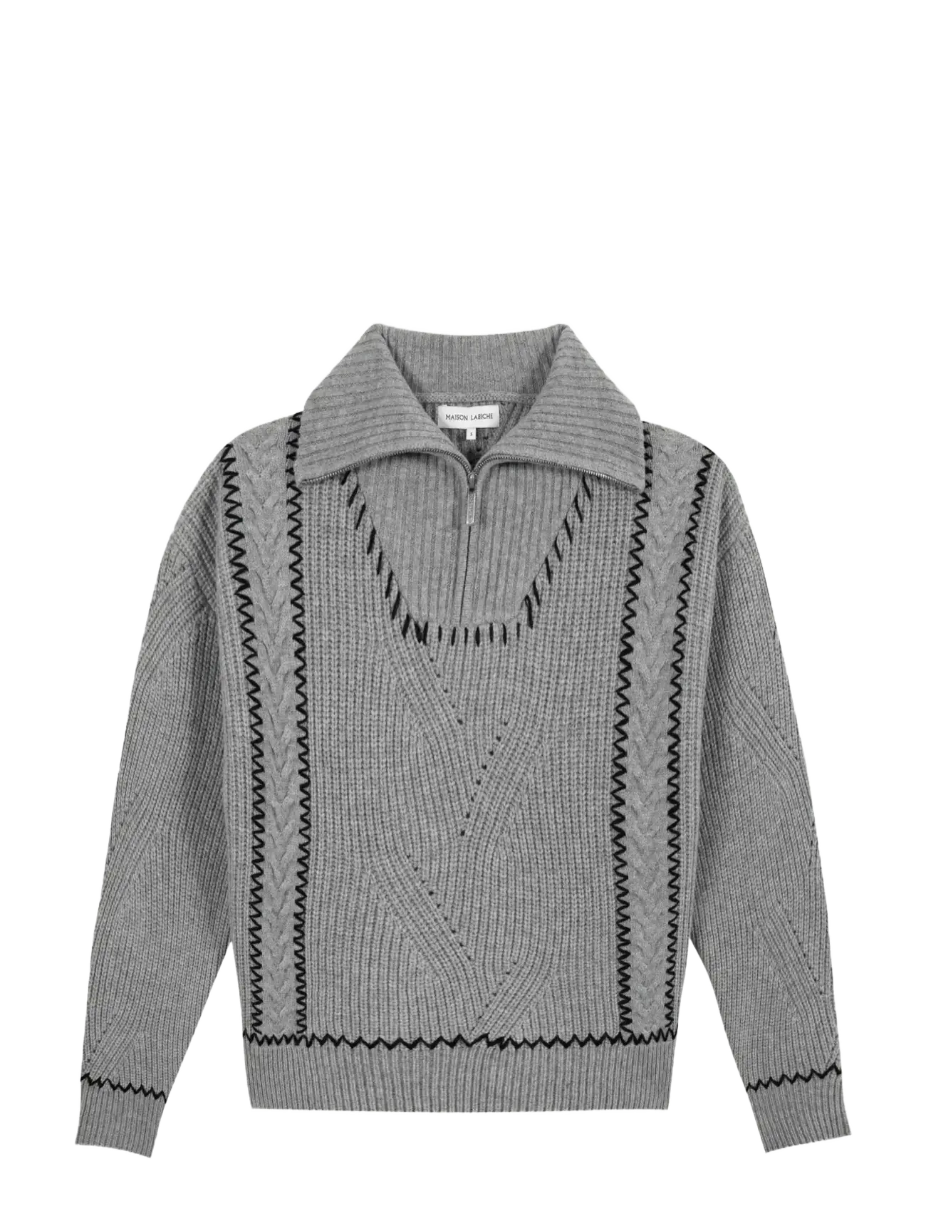 Maison Labiche CHAMPAUBERT NB - Transitional Layering - LIGHT HEATHER GREY / grey