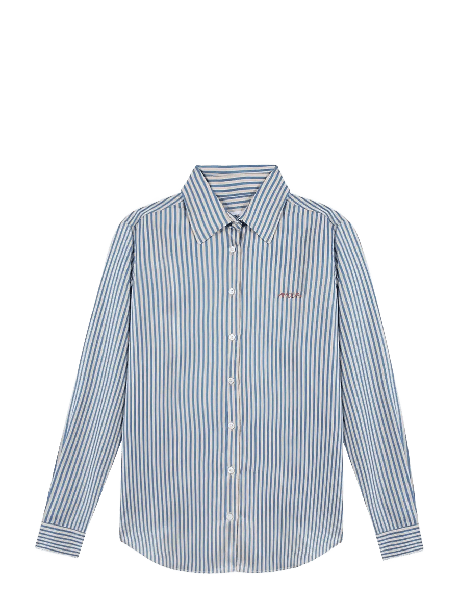 Maison Labiche - DEWET AMOUR - marškiniai ilgomis rankovėmis - stripes cream blue - 1