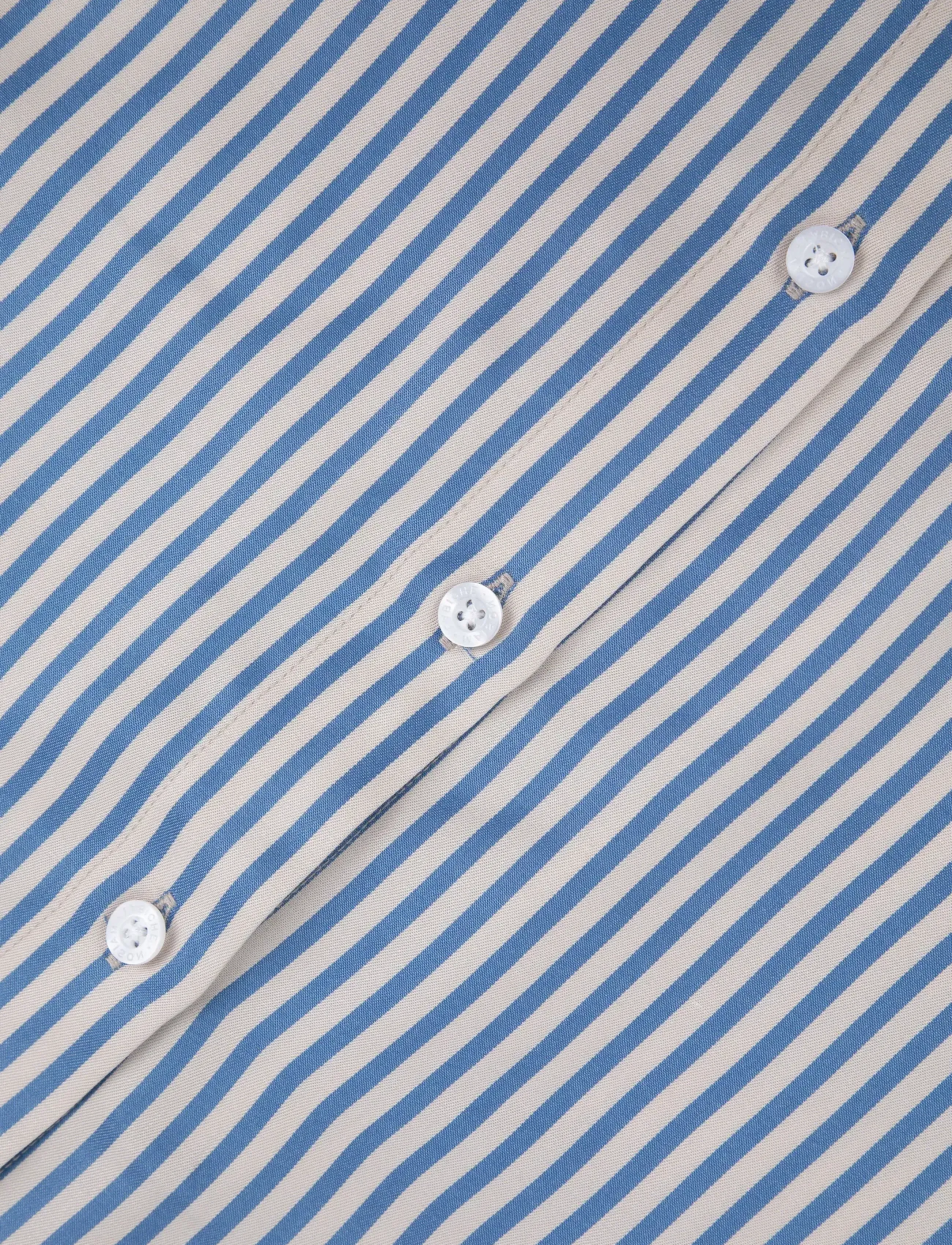 Maison Labiche - DEWET AMOUR - marškiniai ilgomis rankovėmis - stripes cream blue - 4