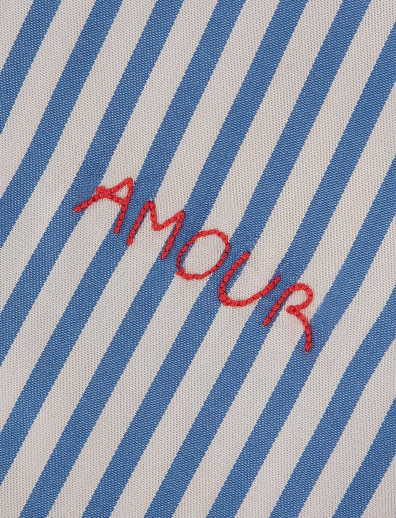 Maison Labiche - DEWET AMOUR - långärmade skjortor - stripes cream blue - 5