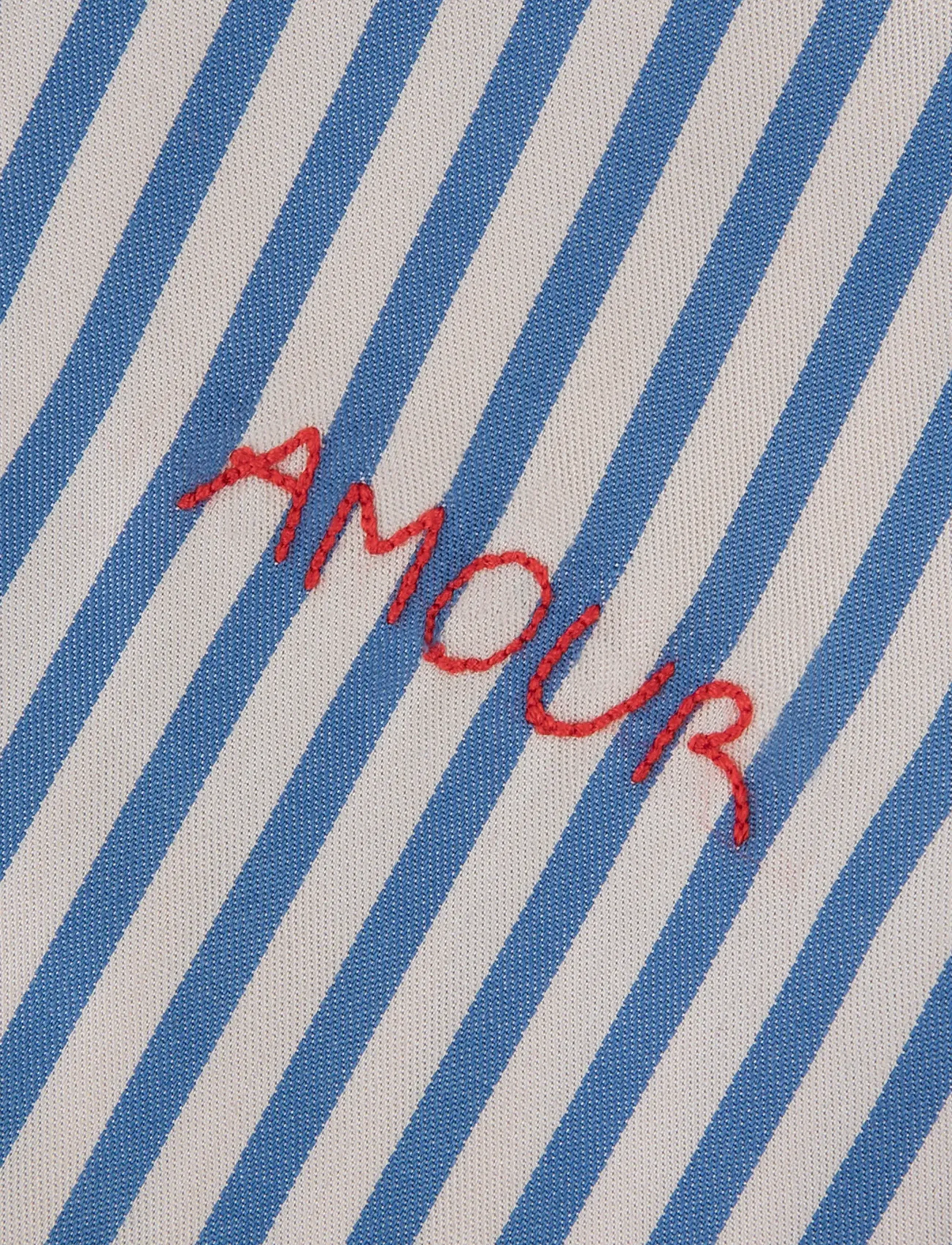 Maison Labiche - DEWET AMOUR - marškiniai ilgomis rankovėmis - stripes cream blue - 5