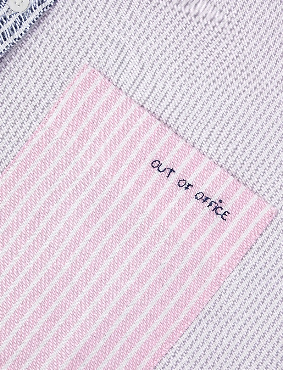 Maison Labiche - LOUTIL OUT OF OFFICE - langärmlige hemden - ox patch multico - 5