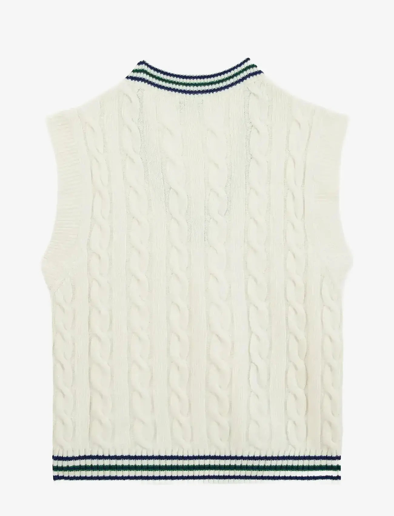 Maison Labiche - MITHOUARD PATCH CROCO GOLF - gestrickte westen - ivory - 2