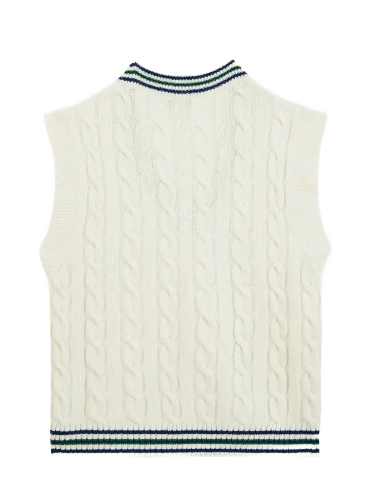 Maison Labiche - MITHOUARD PATCH CROCO GOLF - neuleliivit - ivory - 2