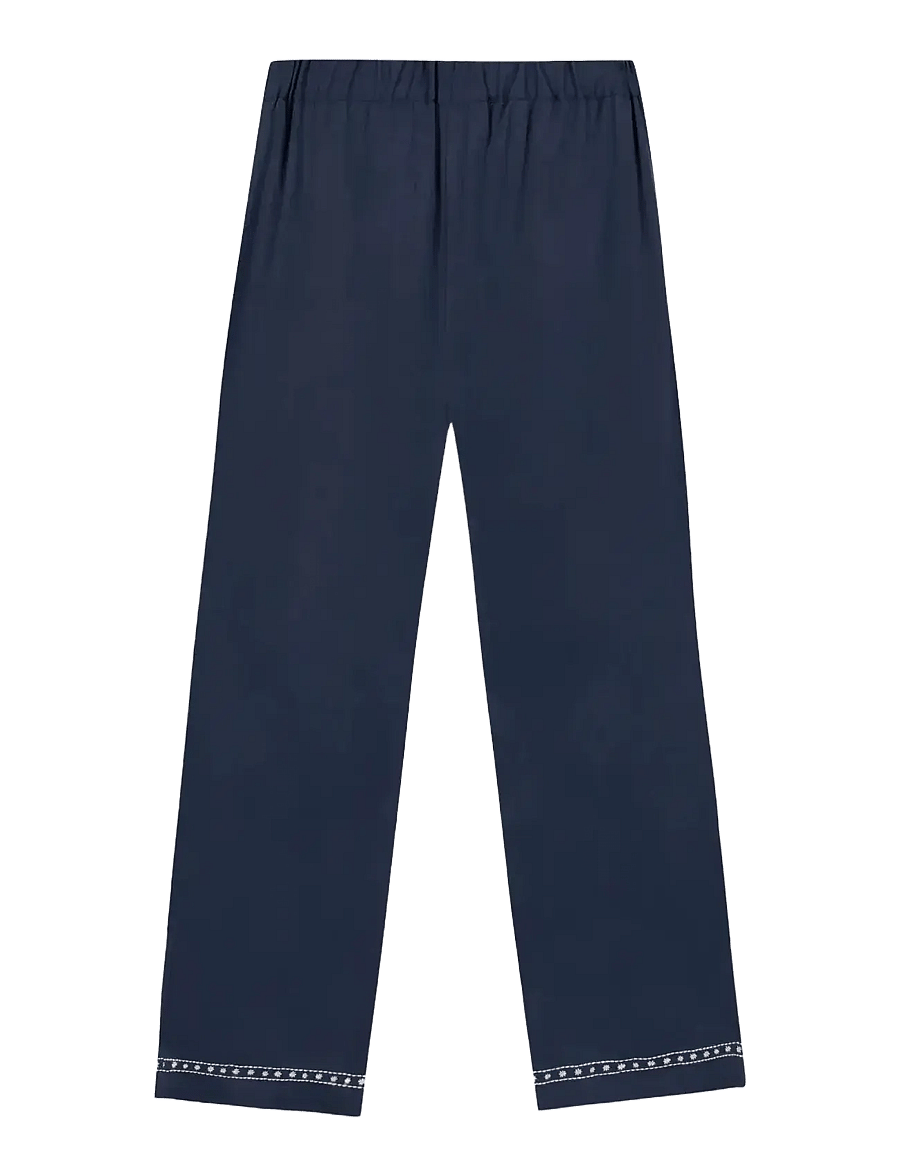 Maison Labiche - OUDIN BIRDS - buxur með víðum skálmum - ultramarine - 2