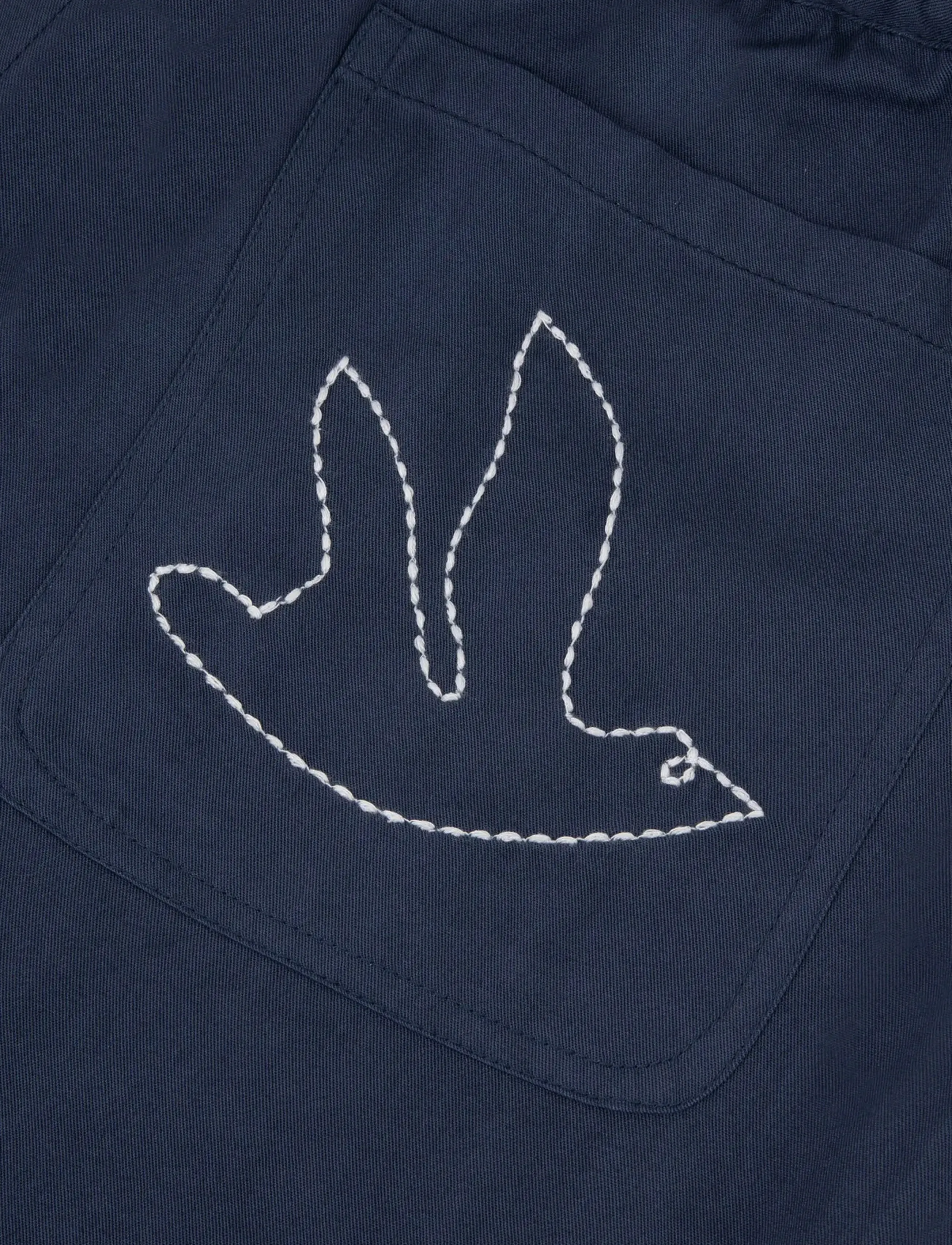 Maison Labiche - OUDIN BIRDS - vida byxor - ultramarine - 3