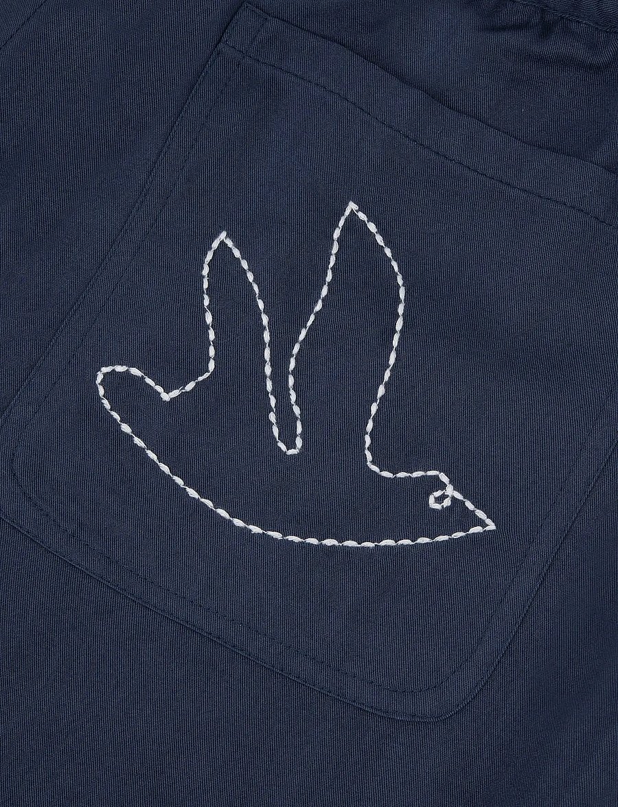 Maison Labiche - OUDIN BIRDS - buxur með víðum skálmum - ultramarine - 3