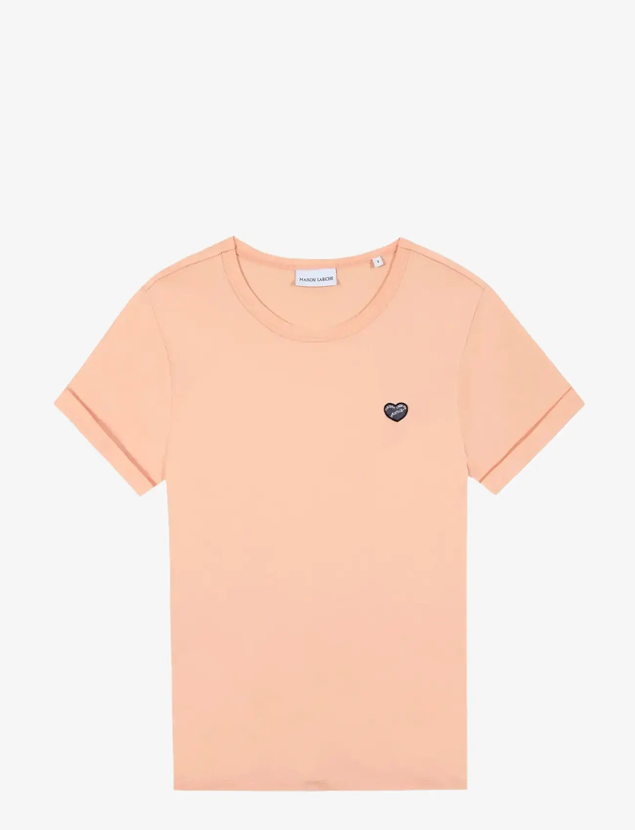 Maison Labiche - POITOU MINI PATCH COEUR / GOTS - t-shirty - sunset - 0