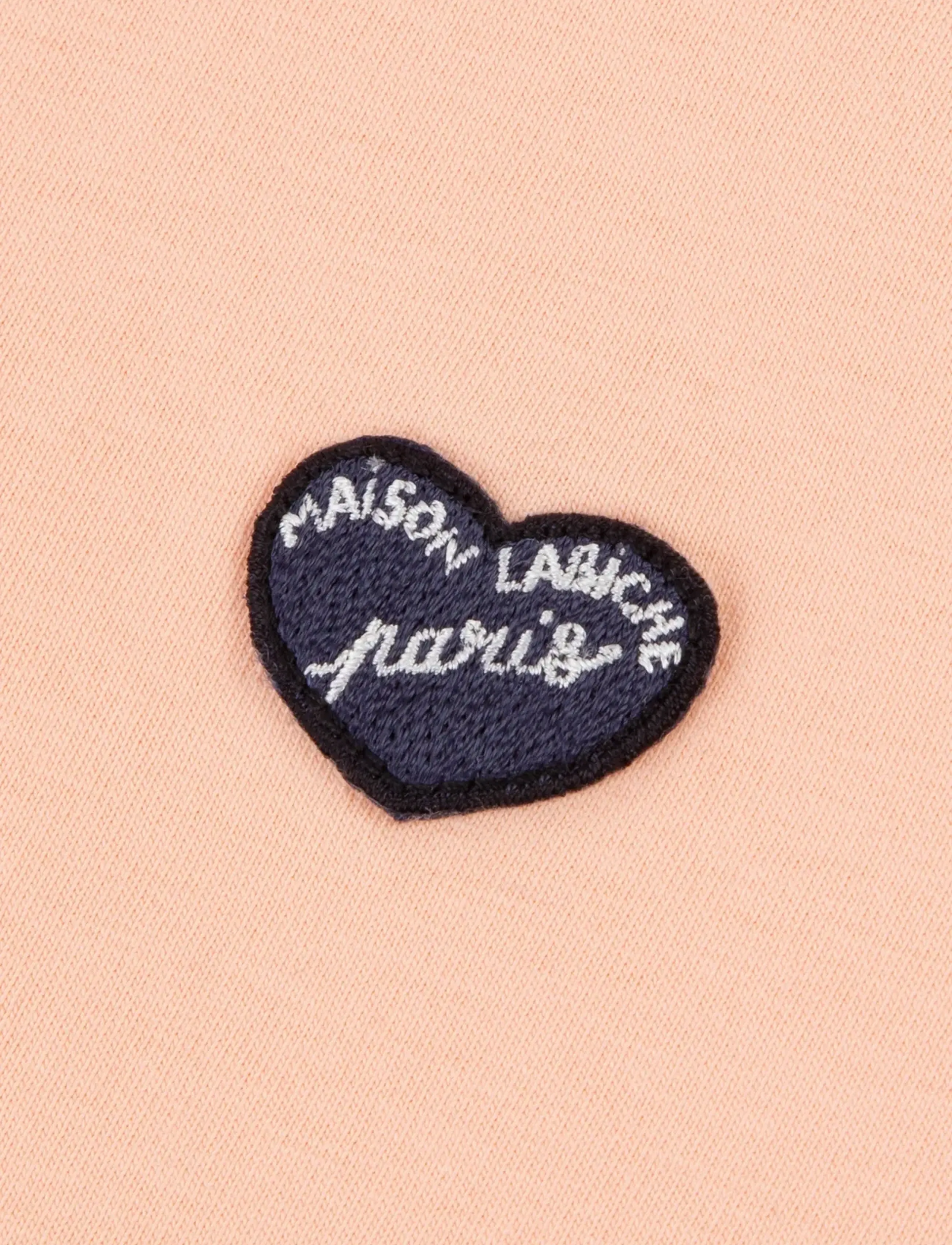 Maison Labiche - POITOU MINI PATCH COEUR / GOTS - marškinėliai - sunset - 2