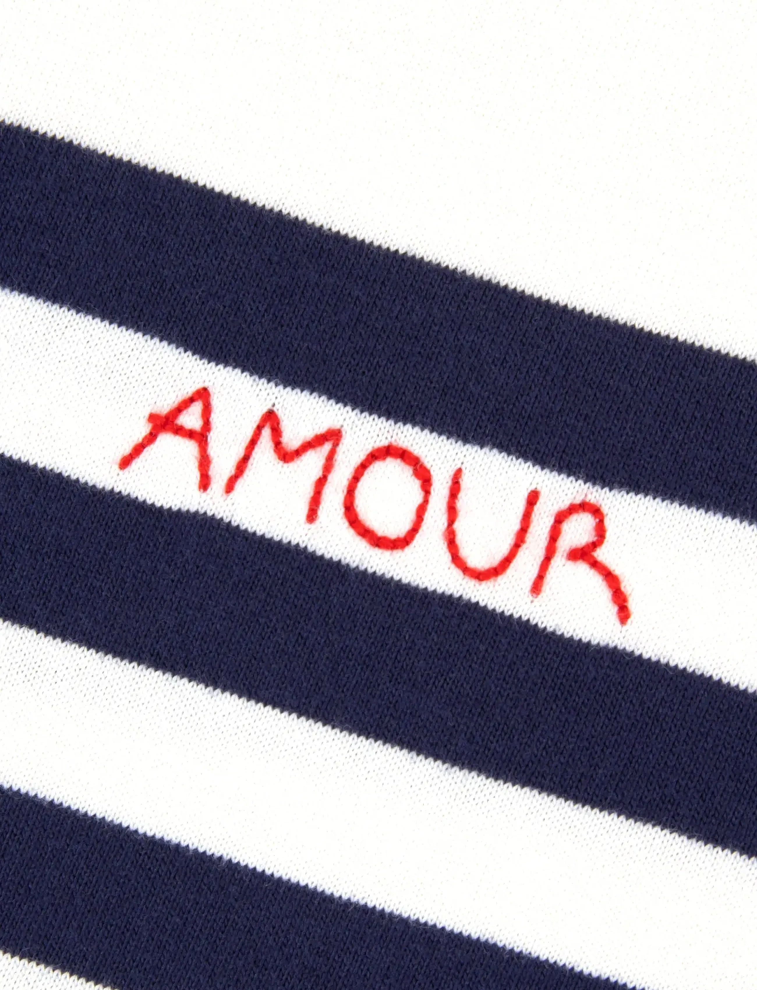 Maison Labiche - POPINCOURT AMOUR /GOTS - t-shirts - midnight blue ivory - 2