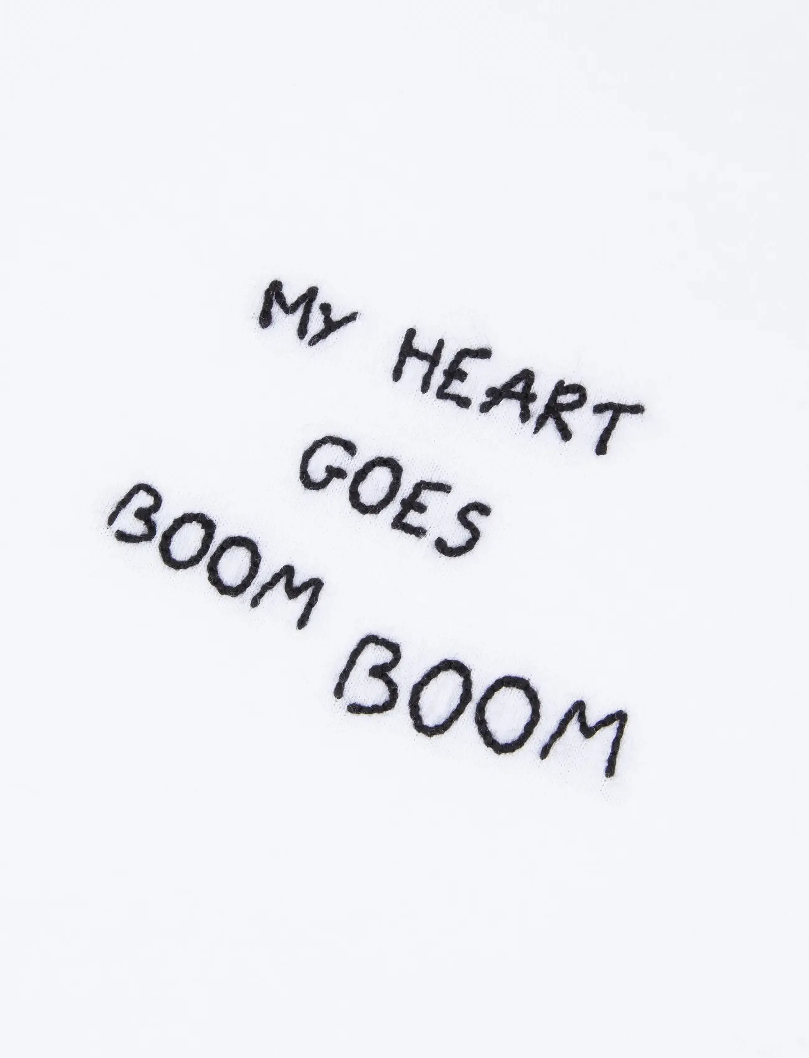 Maison Labiche - POPIN MY HEART GOES BOOM/ GOTS - white - 2