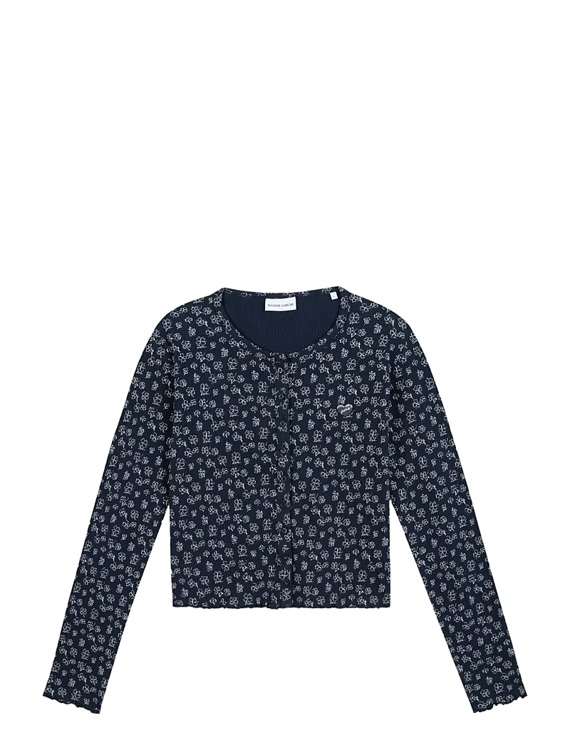 Maison Labiche - TOLBIAC MINI PATCH COEUR - cardigans - midnight blue ivory - 0