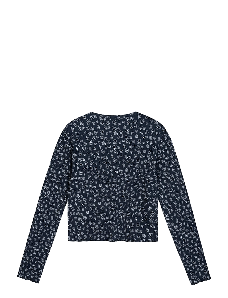 Maison Labiche - TOLBIAC MINI PATCH COEUR - cardigans - midnight blue ivory - 1