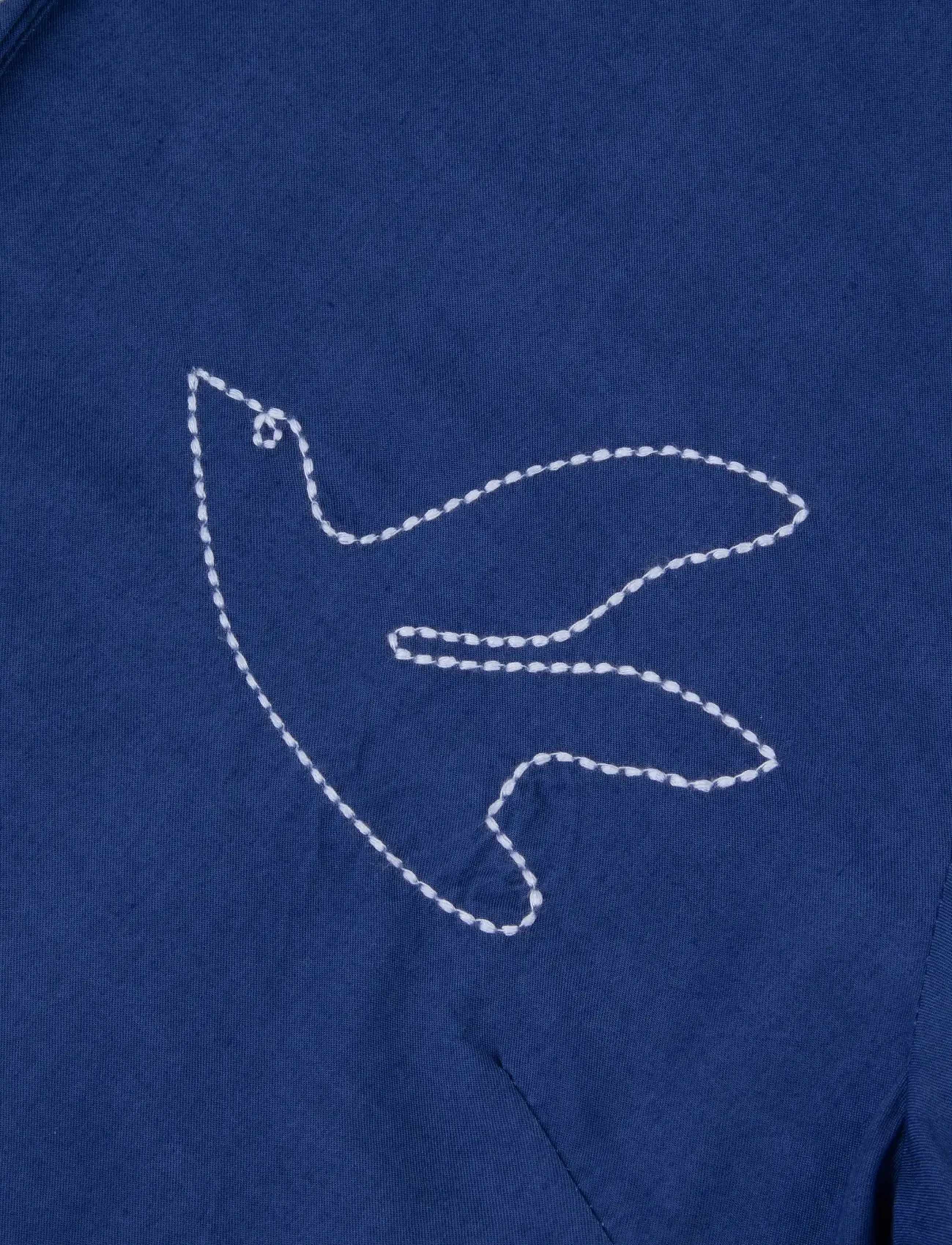Maison Labiche - VALLES BIRDS - twill ultramarine - 5