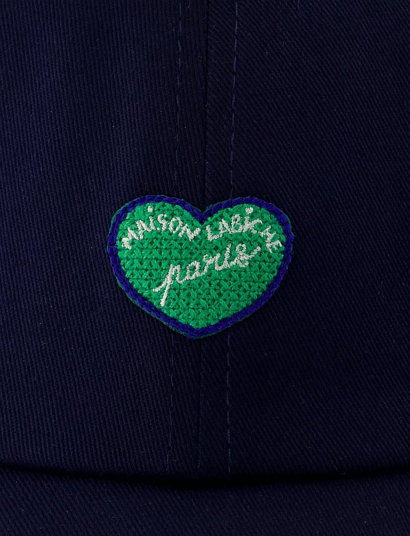 Maison Labiche - BEAUMONT MINI PATCH COEUR - kepsar - twill dark navy - 3