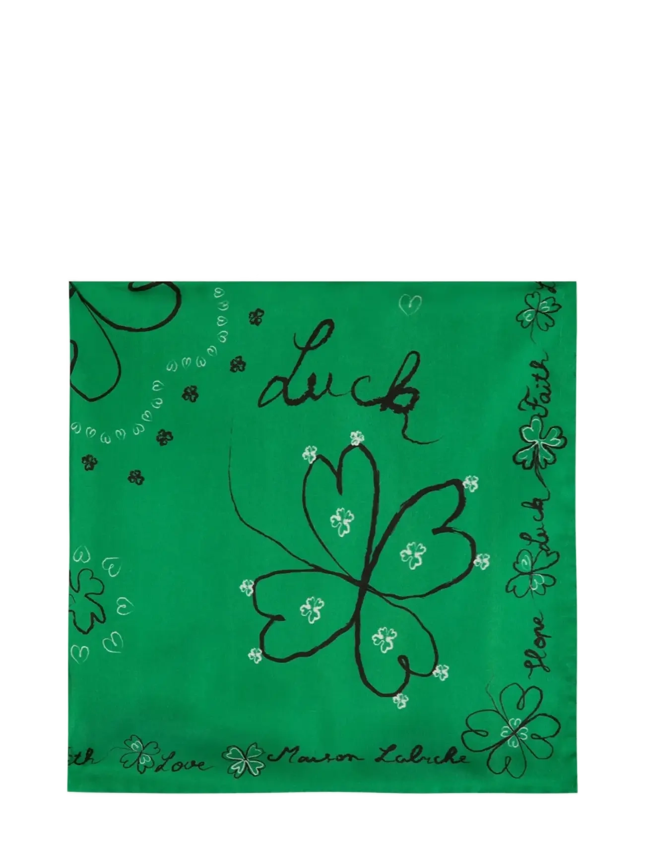 Maison Labiche - BOULNOIS CLOVER HOPE - sjalar - jungle green - 3