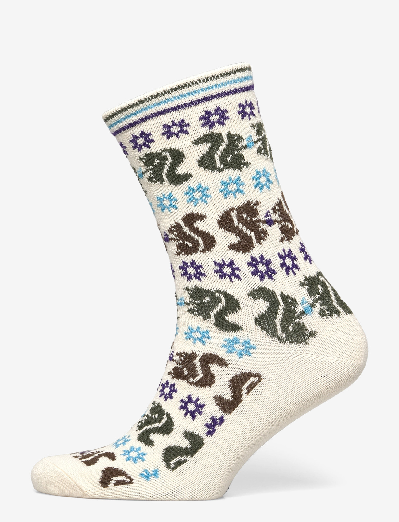 Maison Labiche - GASNIER SQUIRREL - crew-socken - blue forest - 0