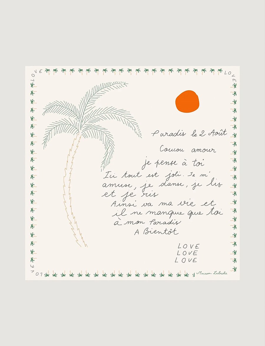 Maison Labiche - GUENOT POSTCARD - sjalar - off white - 0